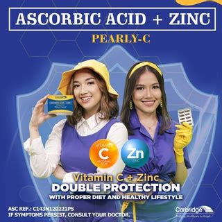 Corbridge Pearly C Vitamin C Sodium Ascorbate with Zinc .